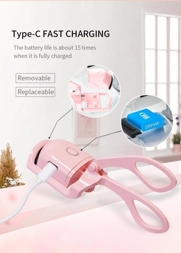 Automatic Eyelash Curler | Electric Eyelash Curler, Eye Beauty Makeup Tools, Long Lasting Curling (random Color)