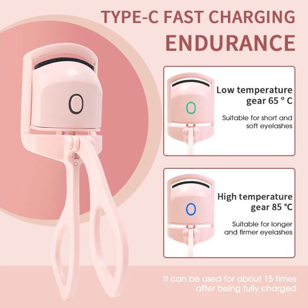 Automatic Eyelash Curler | Electric Eyelash Curler, Eye Beauty Makeup Tools, Long Lasting Curling (random Color)