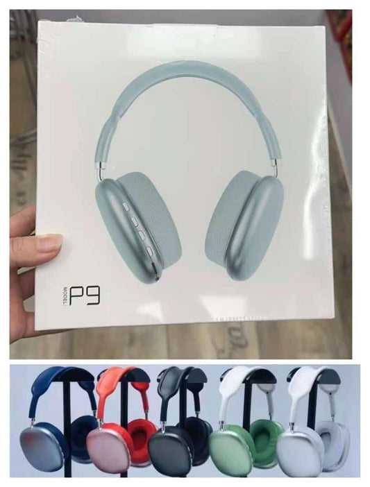 Wireless Bluetooth Headphones Adjustable Over-the-ear Stereo Headset – Model: P9