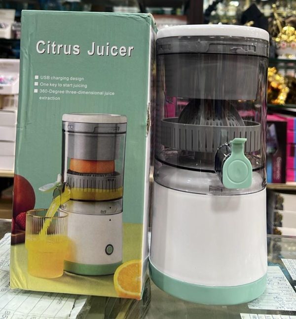 Portable Electric Citrus Juicer Rechargeable Hands | Orange, Lemon Juicer And Squeezer | Juice Extractor | Juice Blender