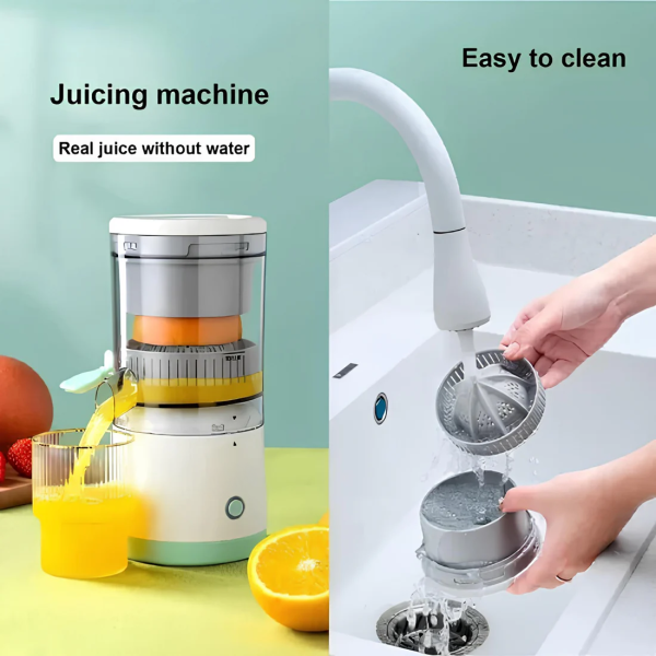 Portable Electric Citrus Juicer Rechargeable Hands | Orange, Lemon Juicer And Squeezer | Juice Extractor | Juice Blender